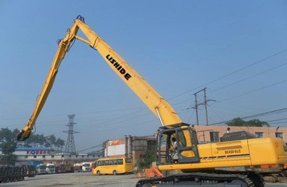 挖掘機拆樓臂、三段式加長臂、挖掘機拆樓臂廠家