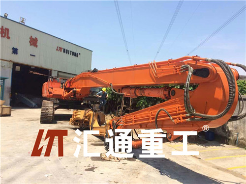 挖掘機(jī)打樁臂、打樁臂、打樁錘、挖掘機(jī)打樁臂廠家